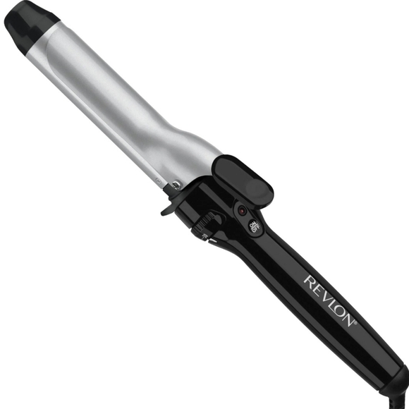 Revlon Other - Revlon Ceramic Curling Iron – 1" Barrel, Dual Heat, Black & Silver